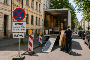 Das Möbeltaxi unterstützt bei der Halteverbotszone für Ihren Umzug