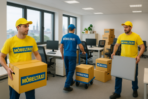 Das Möbeltaxi organisiert Ihren Büroumzug in München