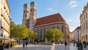 Die Münchner Frauenkirche prägt die Altstadt bis heute