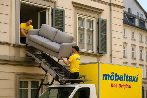 möbelaufzug mit dem möbeltaxi münchen