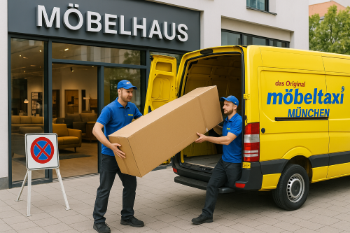 möbeltaxi transport aus möbelhäusern in münchen