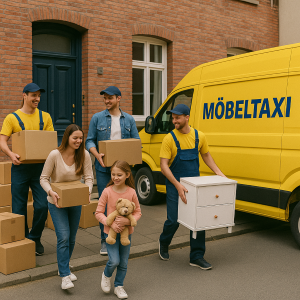Das Möbeltaxi hilft Familien beim Umzug in München