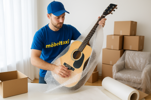 verpacken lassen mit dem möbeltaxi